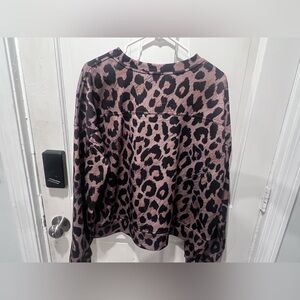 Leopard Print Sweatshirt